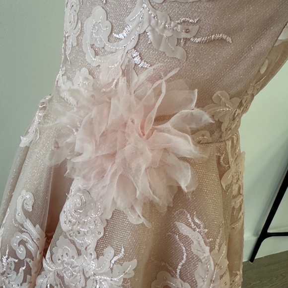 Zoe Ltd. Girls Formal Pink Dress LIKE NEW, WORN ONE TIME Size 8, Valentine's Day - Picture 5 of 16